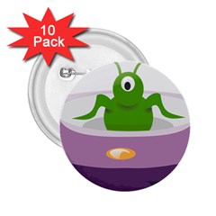 Ufo 2 25  Buttons (10 Pack)  by Celenk