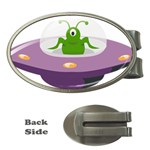 Ufo Money Clips (Oval)  Front