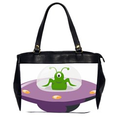 Ufo Office Handbags (2 Sides)  by Celenk