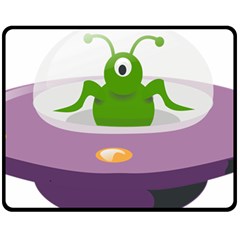 Ufo Fleece Blanket (medium) 