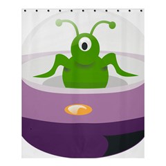 Ufo Shower Curtain 60  X 72  (medium)  by Celenk