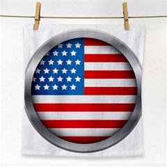 United Of America Usa Flag Face Towel by Celenk