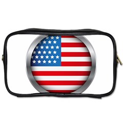 United Of America Usa Flag Toiletries Bags 2-side by Celenk