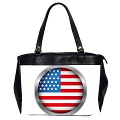 United Of America Usa Flag Office Handbags (2 Sides)  by Celenk