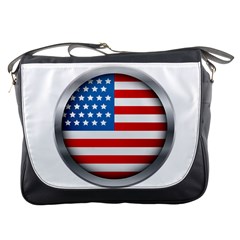 United Of America Usa Flag Messenger Bags by Celenk