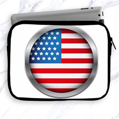 United Of America Usa Flag Apple Ipad 2/3/4 Zipper Cases by Celenk