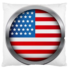 United Of America Usa Flag Standard Flano Cushion Case (one Side) by Celenk