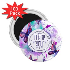 Thank You 2 25  Magnets (100 Pack)  by Celenk