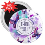 Thank You 3  Magnets (100 pack) Front