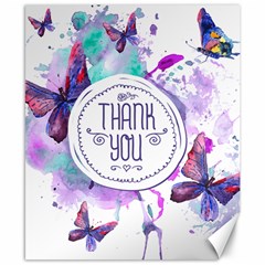 Thank You Canvas 8  X 10  by Celenk