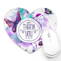 Thank You Heart Mousepads by Celenk