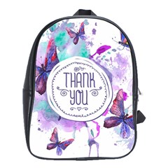 Thank You School Bag (large) by Celenk