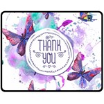 Thank You Fleece Blanket (Medium)  60 x50  Blanket Front