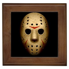 Jason Hockey Goalie Mask Framed Tiles by Celenk