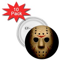 Jason Hockey Goalie Mask 1 75  Buttons (10 Pack) by Celenk