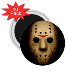 Jason Hockey Goalie Mask 2 25  Magnets (10 Pack)  by Celenk