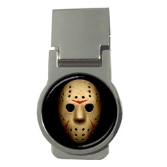 Jason Hockey Goalie Mask Money Clips (round)  by Celenk