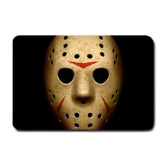 Jason Hockey Goalie Mask Small Doormat  by Celenk