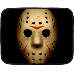 Jason Hockey Goalie Mask Fleece Blanket (mini) by Celenk