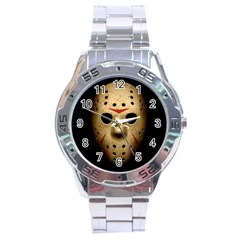 Jason Hockey Goalie Mask Stainless Steel Analogue Watch by Celenk