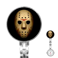 Jason Hockey Goalie Mask Stainless Steel Nurses Watch by Celenk