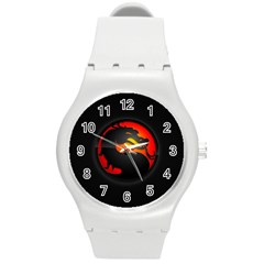 Dragon Round Plastic Sport Watch (m)