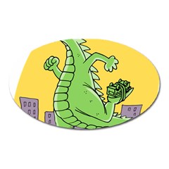 Dragon Oval Magnet