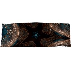 Kaleidoscopic Design Elegant Star Brown Turquoise Body Pillow Case Dakimakura (two Sides) by yoursparklingshop