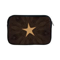 Rustic Elegant Brown Christmas Star Design Apple Ipad Mini Zipper Cases by yoursparklingshop