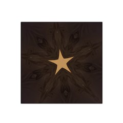 Rustic Elegant Brown Christmas Star Design Satin Bandana Scarf by yoursparklingshop