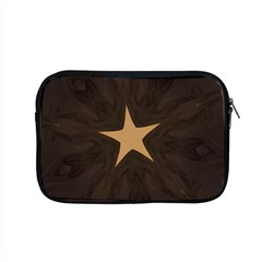 Rustic Elegant Brown Christmas Star Design Apple Macbook Pro 15  Zipper Case by yoursparklingshop