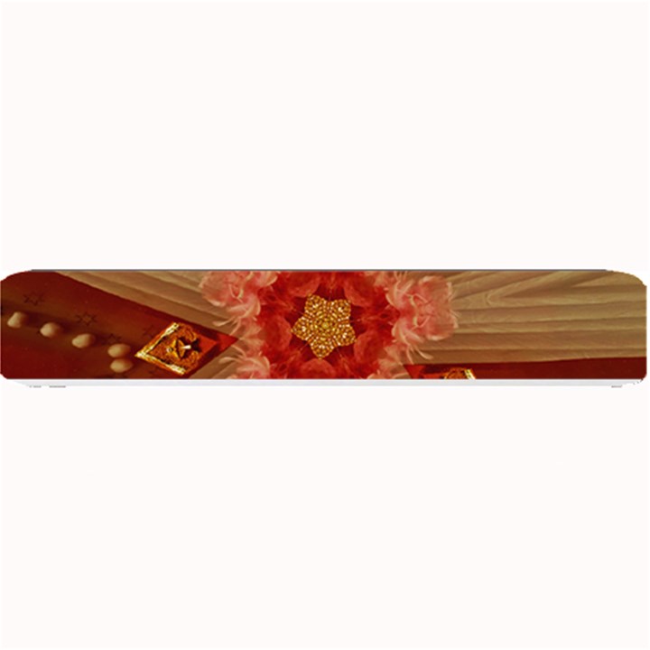 Red Star Ribbon Elegant Kaleidoscopic Design Small Bar Mats