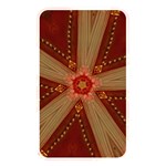 Red Star Ribbon Elegant Kaleidoscopic Design Memory Card Reader Front