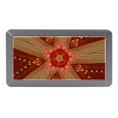 Red Star Ribbon Elegant Kaleidoscopic Design Memory Card Reader (mini) by yoursparklingshop