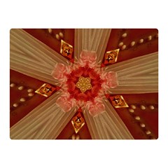 Red Star Ribbon Elegant Kaleidoscopic Design Double Sided Flano Blanket (mini)  by yoursparklingshop