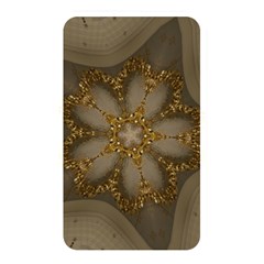 Golden Flower Star Floral Kaleidoscopic Design Memory Card Reader by yoursparklingshop