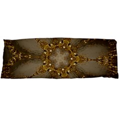 Golden Flower Star Floral Kaleidoscopic Design Body Pillow Case Dakimakura (two Sides)