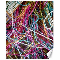 Funny Colorful Yarn Pattern Canvas 16  X 20   by yoursparklingshop