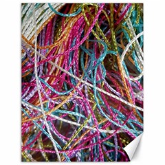 Funny Colorful Yarn Pattern Canvas 18  X 24   by yoursparklingshop