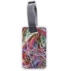 Funny Colorful Yarn Pattern Luggage Tags (one Side) 