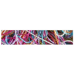 Funny Colorful Yarn Pattern Small Flano Scarf by yoursparklingshop