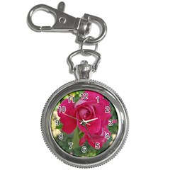 Romantic Red Rose Photography Key Chain Watches by yoursparklingshop