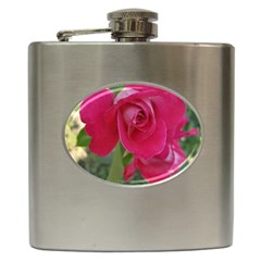 Romantic Red Rose Photography Hip Flask (6 Oz) by yoursparklingshop