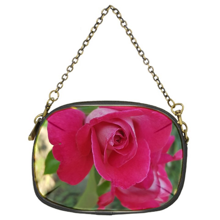 Romantic Red Rose Photography Chain Purses (One Side) 