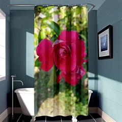 Romantic Red Rose Photography Shower Curtain 36  X 72  (stall)  by yoursparklingshop