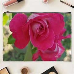 Romantic Red Rose Photography Cosmetic Bag (xxxl)  by yoursparklingshop