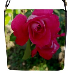 Romantic Red Rose Photography Flap Messenger Bag (s) by yoursparklingshop