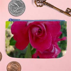 Romantic Red Rose Photography Large Coin Purse by yoursparklingshop