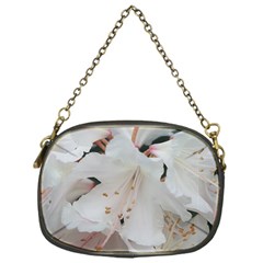 Floral Design White Flowers Photography Chain Purses (one Side)  by yoursparklingshop