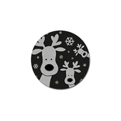 Cute Reindeer  Golf Ball Marker by Valentinaart